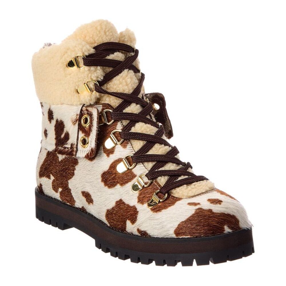 Odissi Haircalf Boot, Brown